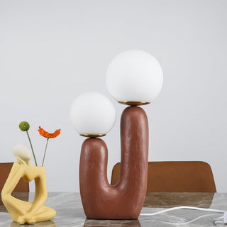 Elyrain Lampe de Table en Résine d'Art Playful