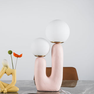 Elyrain Lampe de Table en Résine d'Art Playful
