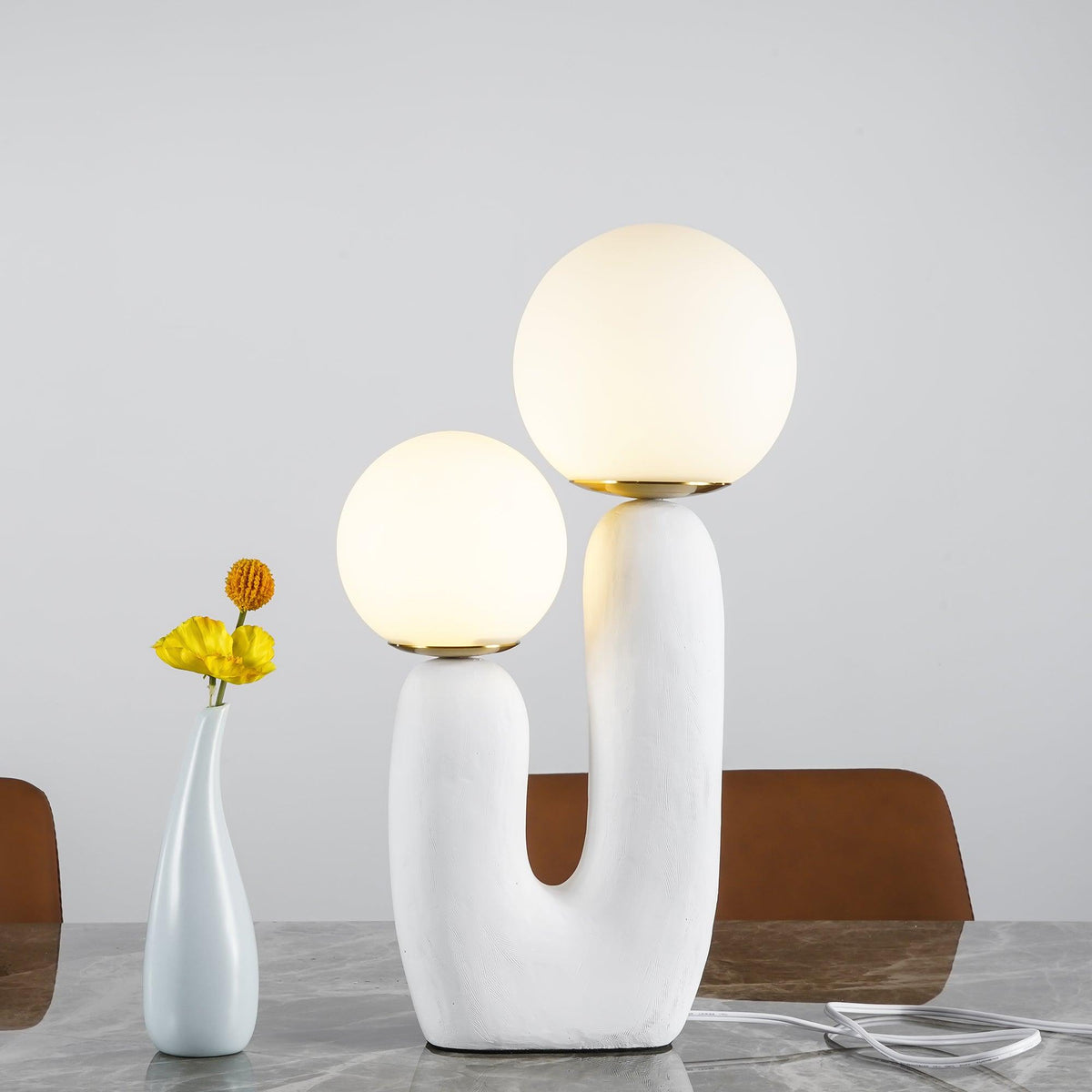 Elyrain Lampe de Table en Résine d'Art Playful