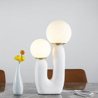 Elyrain Lampe de Table en Résine d'Art Playful