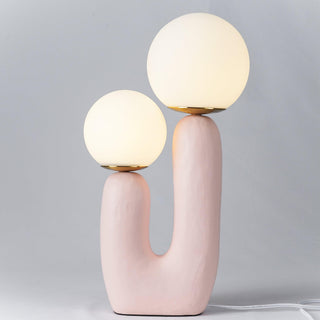 Elyrain Lampe de Table en Résine d'Art Playful