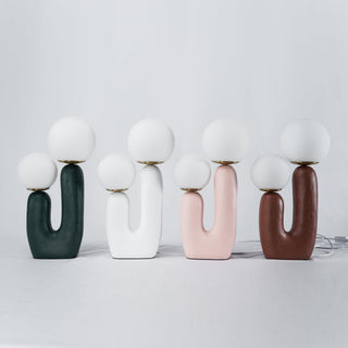 Elyrain Lampe de Table en Résine d'Art Playful