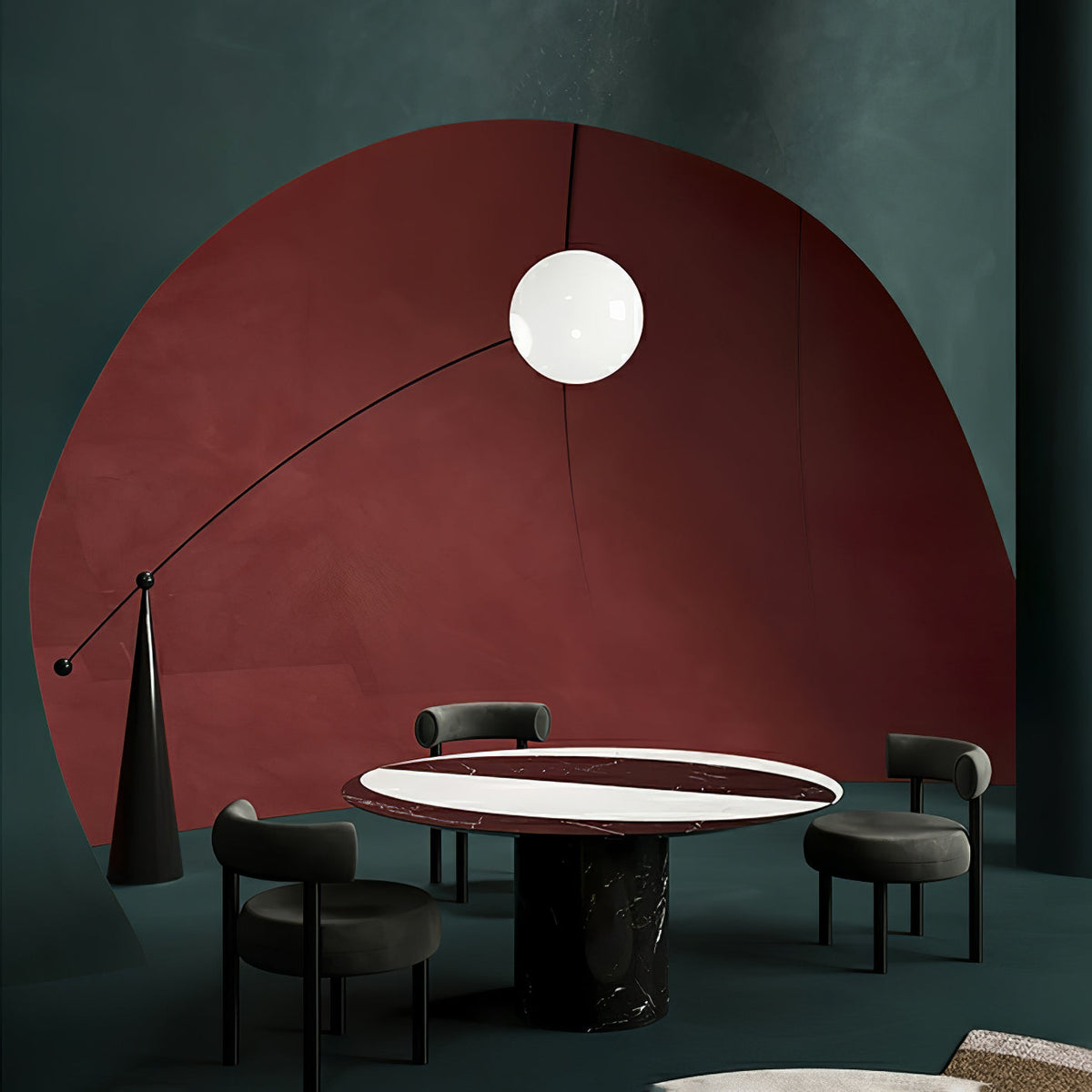 Ortalil Lampadaire Arc Moderne