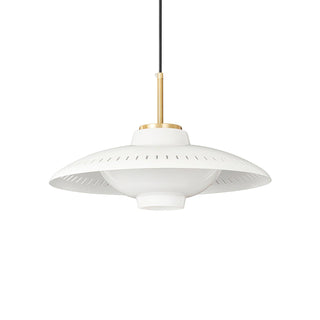 Solara Suspension en Verre Opale Abat-jour Large