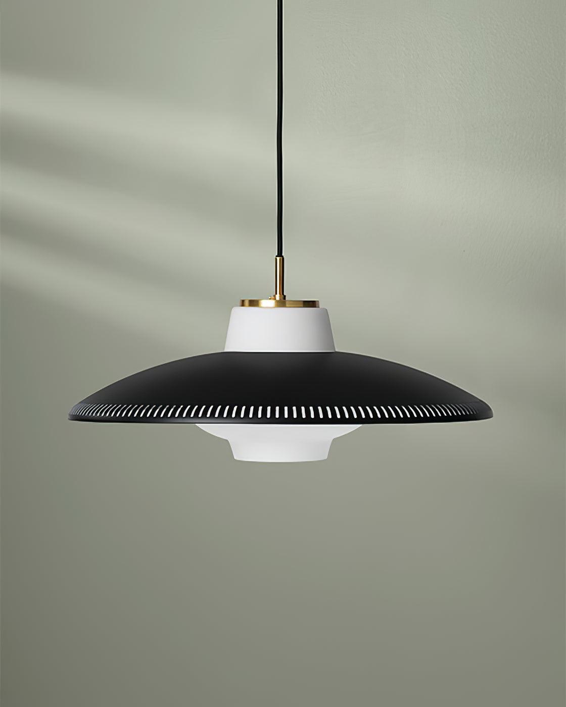 Vira Suspension en Verre Opale Abat-jour Large