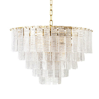 Aurora Lustre Rose Murano Verre Superposé Vintage Luxe