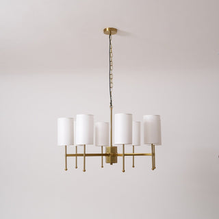 Ulcarisra Lustre en Tissu Vintage en Laiton