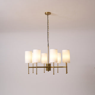 Ulcarisra Lustre en Tissu Vintage en Laiton