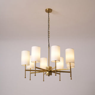 Ulcarisra Lustre en Tissu Vintage en Laiton
