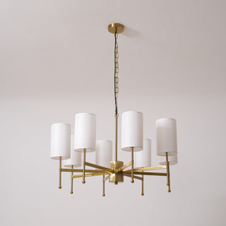 Ulcarisra Lustre en Tissu Vintage en Laiton