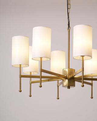 Ulcarisra Lustre en Tissu Vintage en Laiton