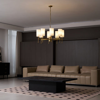 Ulcarisra Lustre en Tissu Vintage en Laiton