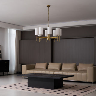 Ulcarisra Lustre en Tissu Vintage en Laiton