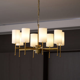 Ulcarisra Lustre en Tissu Vintage en Laiton