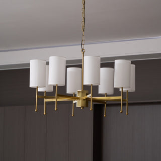 Ulcarisra Lustre en Tissu Vintage en Laiton