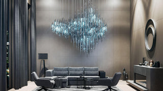 Oloren Lustre Cristal Prismatique Luxe