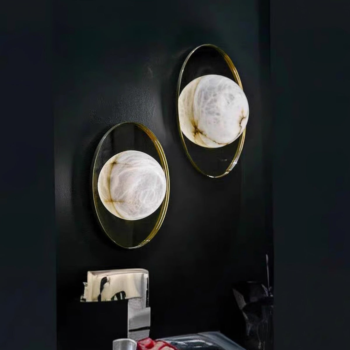 Casivia Applique Murale Moderne en Albâtre