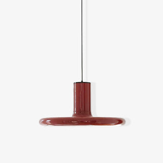 Solara Lampe suspendue cylindrique en aluminium à disque industriel