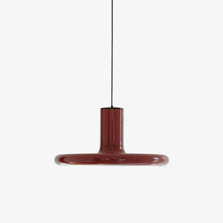 Solara Lampe suspendue cylindrique en aluminium à disque industriel