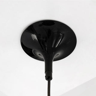 Solara Lampe suspendue cylindrique en aluminium à disque industriel