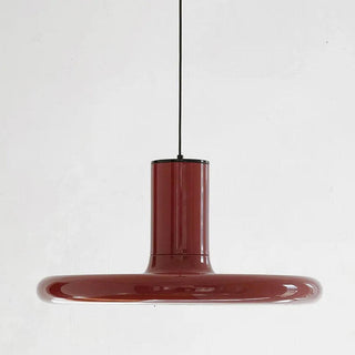 Solara Lampe suspendue cylindrique en aluminium à disque industriel
