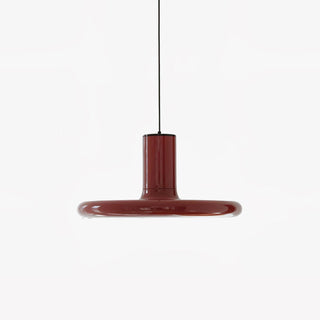 Solara Lampe suspendue cylindrique en aluminium à disque industriel