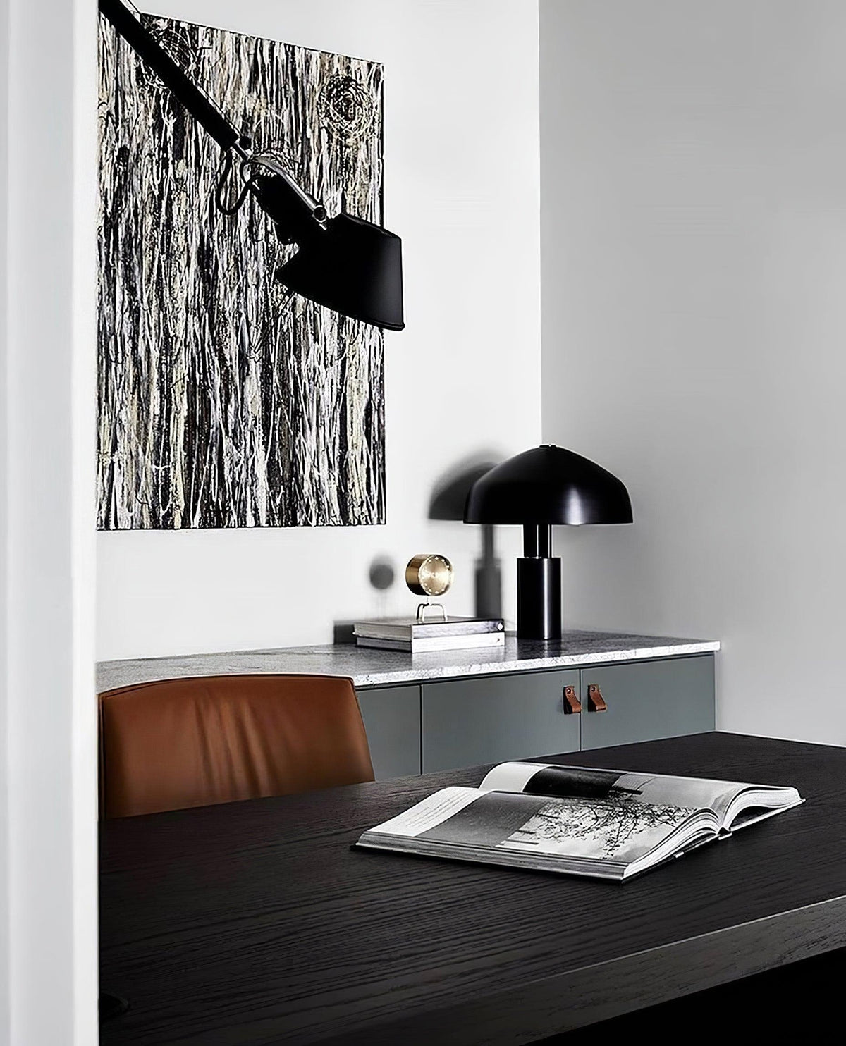 Kite Lampe de Bureau en Laiton