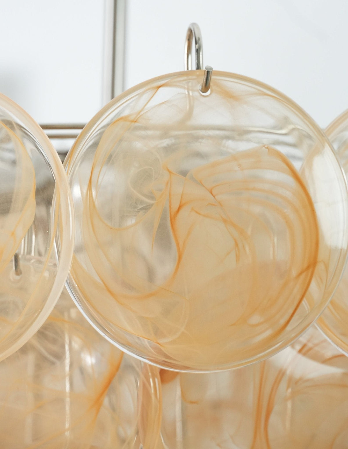 Verara Lustre Murano Verre Disque Classique