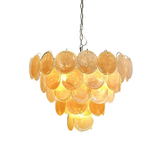 Aurora Lustre Murano Verre Disque Classique