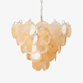 Aurora Lustre Murano Verre Disque Classique