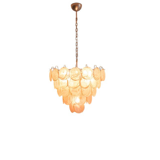 Aurora Lustre Murano Verre Disque Classique