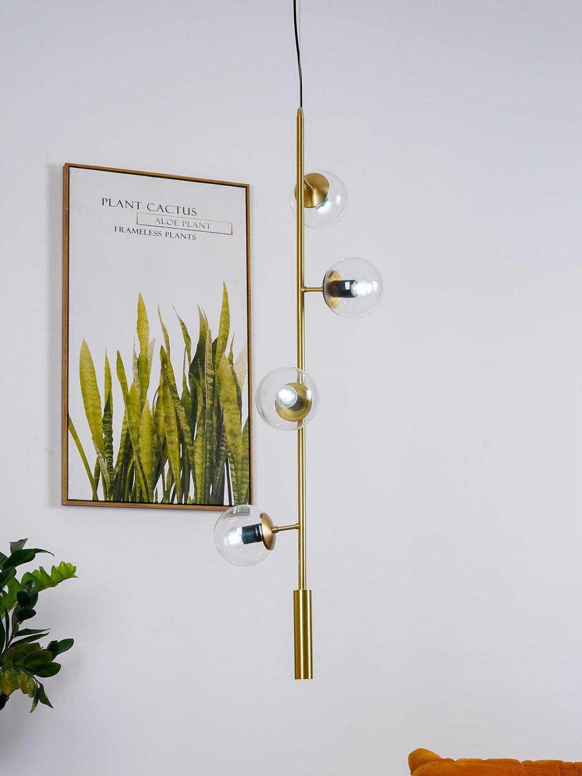 Erevia Suspension Laiton Verre