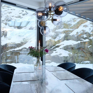 Erevia Suspension Laiton Verre
