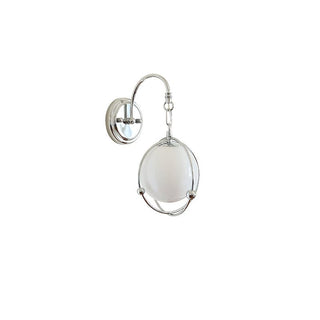 Orb Cage Semi Wall Lamp-Neutral Decor