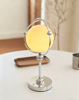Orb Cage Table Lamp-Neutral Decor