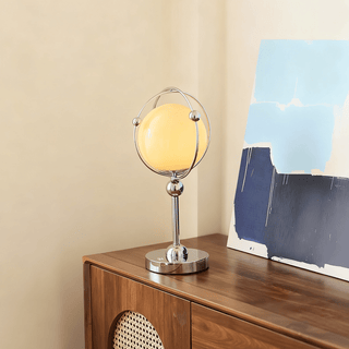 Orb Cage Table Lamp-Neutral Decor