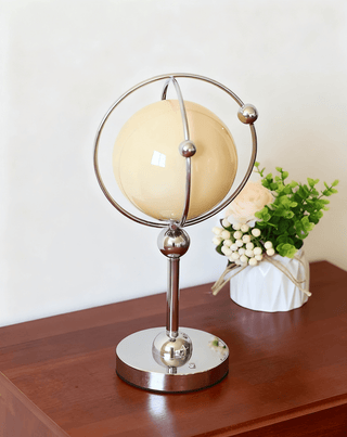 Orb Cage Table Lamp-Neutral Decor