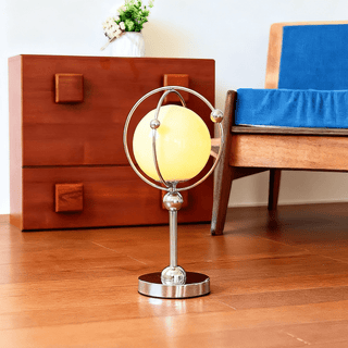 Orb Cage Table Lamp-Neutral Decor