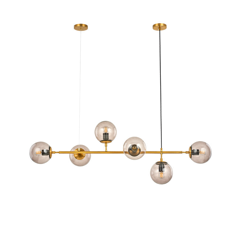 Olveya Suspension Orb Laiton Verre Pour Salon