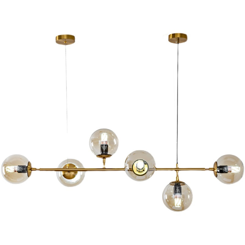 Olveya Suspension Orb Laiton Verre Pour Salon