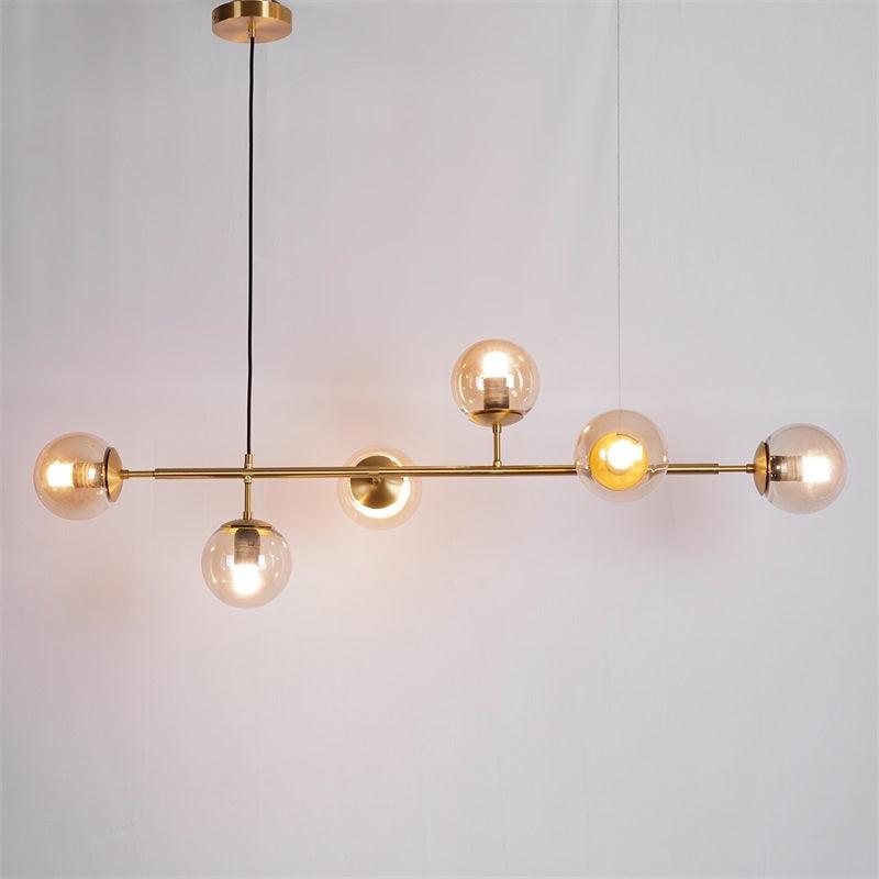 Olveya Suspension Orb Laiton Verre Pour Salon