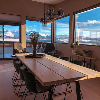 Lustra Suspension Orb Laiton Verre Pour Salon