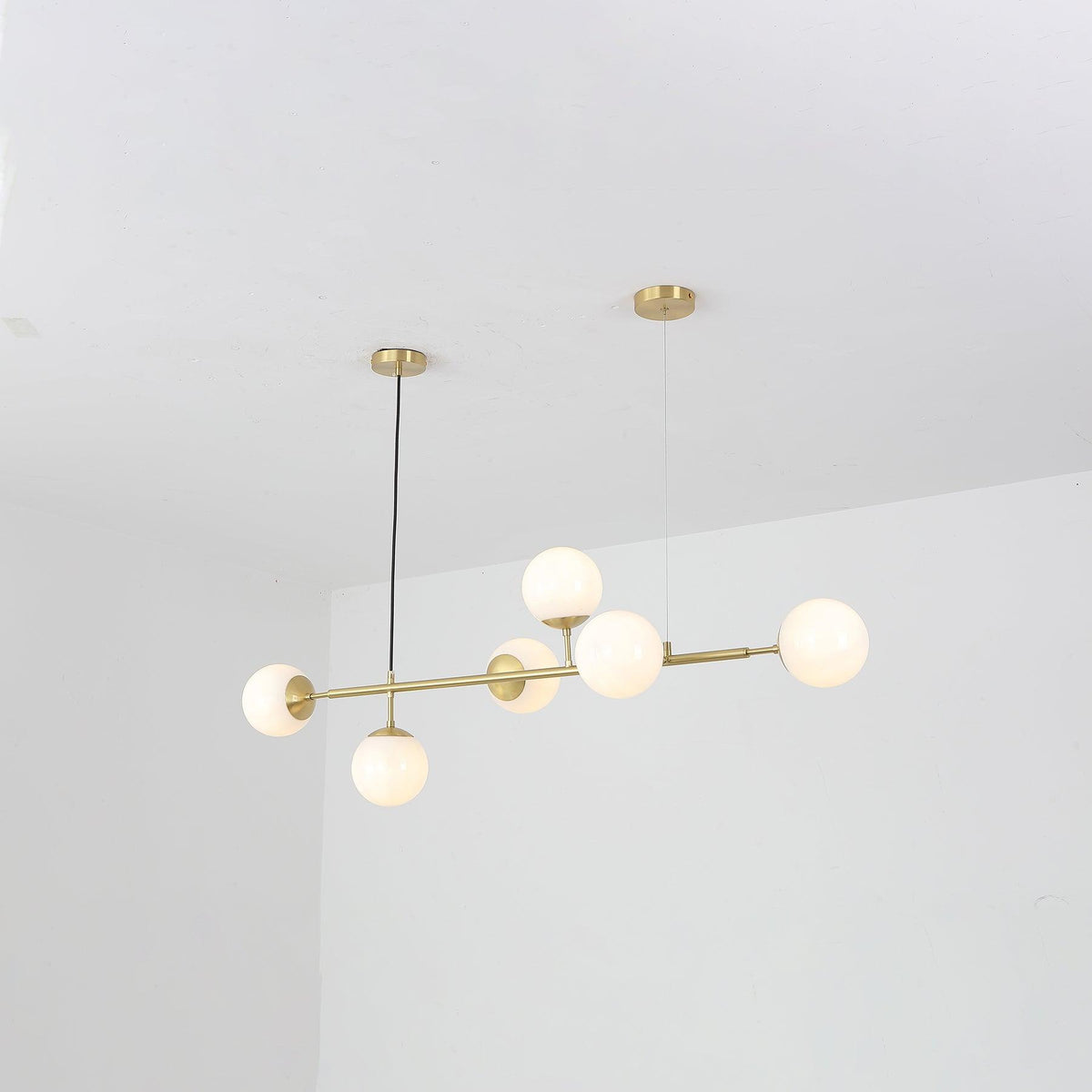 Olveya Suspension Orb Laiton Verre Pour Salon