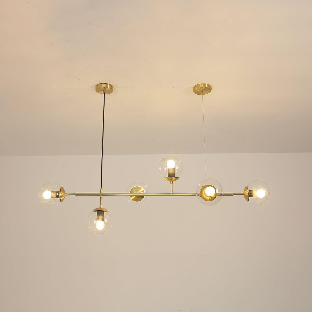 Olveya Suspension Orb Laiton Verre Pour Salon