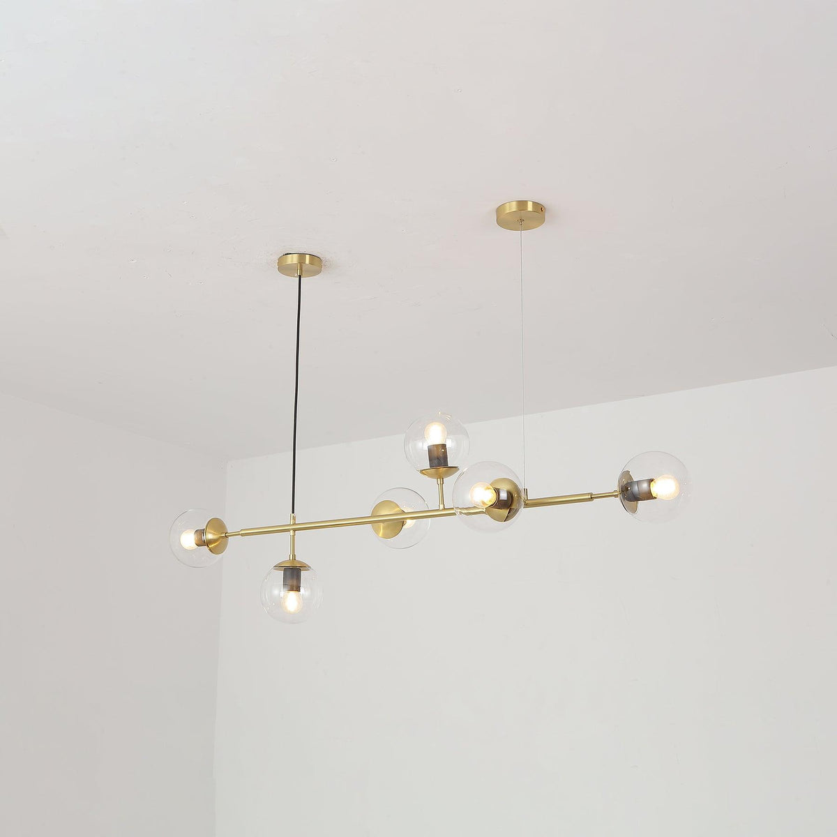 Olveya Suspension Orb Laiton Verre Pour Salon