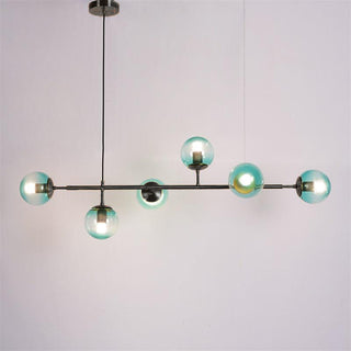 Lustra Suspension Orb Laiton Verre Pour Salon