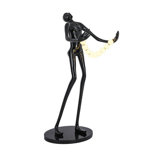 Orbit Beaded Sculptural Lampadaire