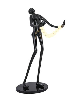 Orbit Beaded Sculptural Lampadaire
