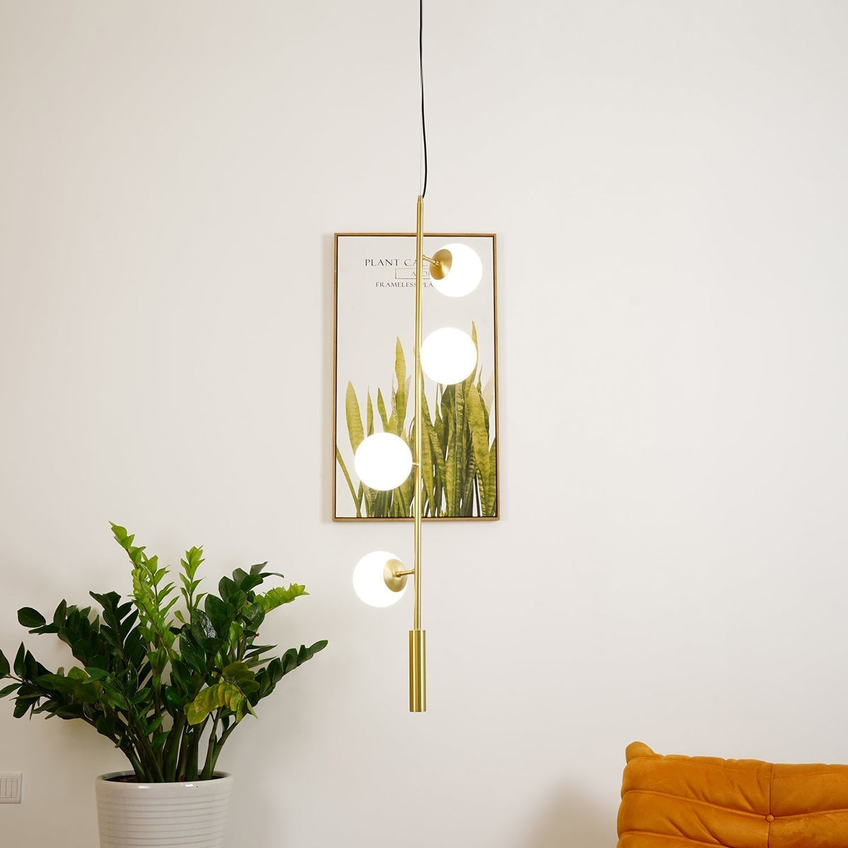 Erevia Suspension Laiton Verre