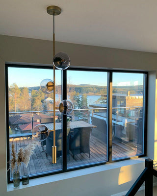 Erevia Suspension Laiton Verre